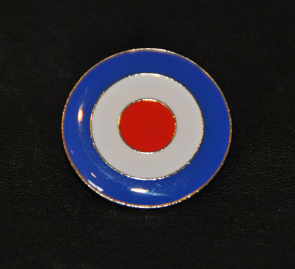 RAF Roundel Lapel Pin - Click Image to Close